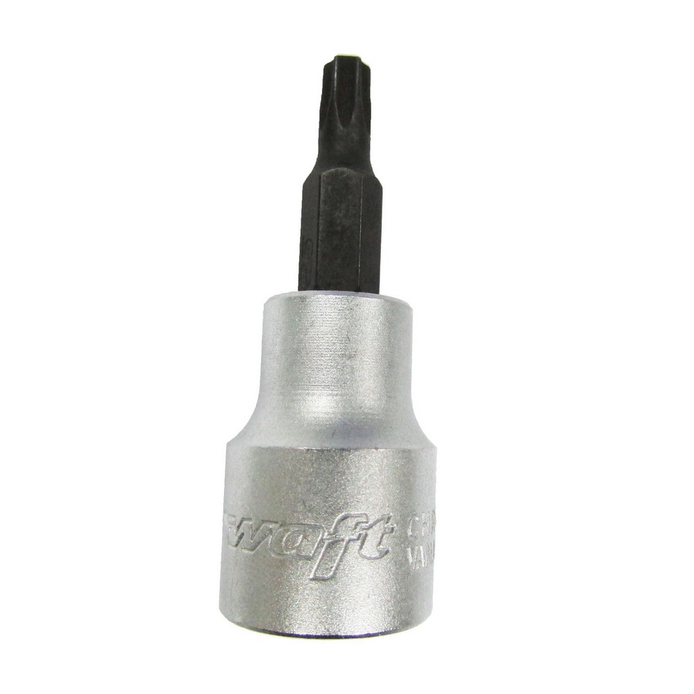 Chave Soquete Torx 1/2 Pol. T45 Cromo Vanádio (Curto) Waft 6282