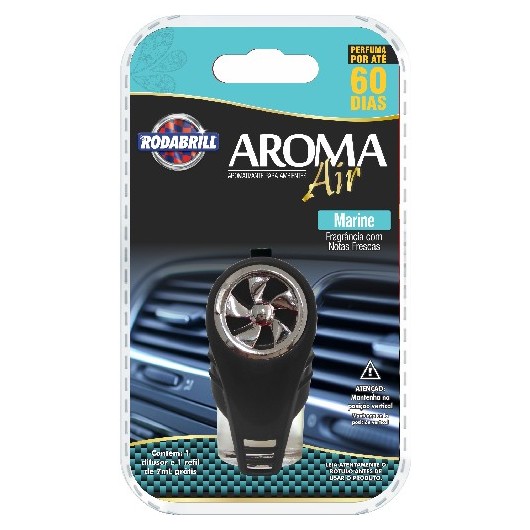 Cheirinho Aromatizante Aparelho + Refil Air Marine 7ml Rodabrill 13194