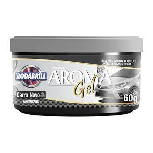 Cheirinho Aromatizante Aroma Gel Carro Novo 60g Rodabrill 13108