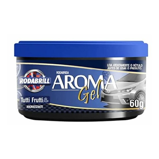 Cheirinho Aromatizante Aroma Gel Tutti-Frutti 60g Rodabrill 12514