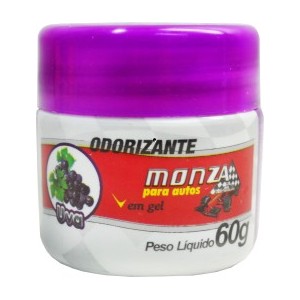 Cheirinho Aromatizante Gel Monza Aroma Uva 60g Perola 212202