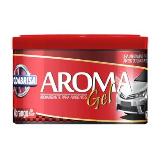 Cheirinho Aromatizante Gel Morango 60g Rodabrill 12538