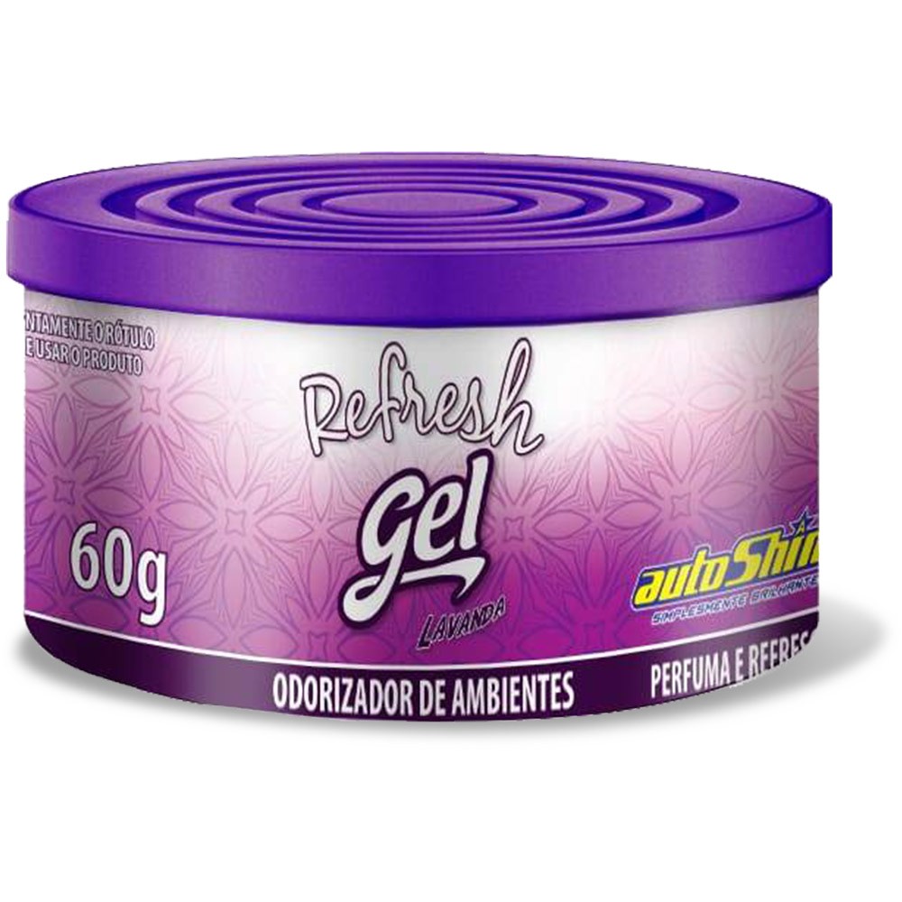 Cheirinho Aromatizante Gel Reflesh Lavanda 60g Autoshine AS1701760GR