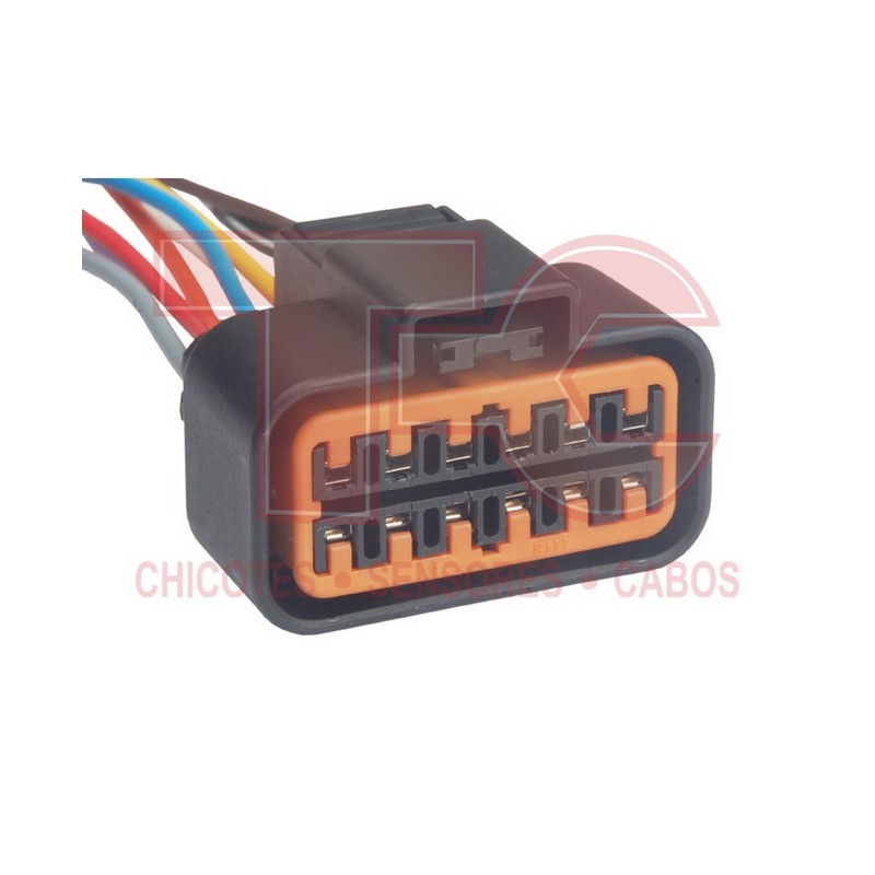 Chicote de Injeção Eletrônica Porta Fêmea 12 Vias TC Chicotes TC1121821