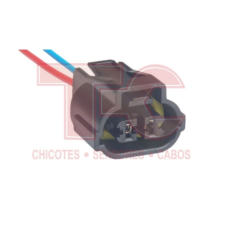 Chicote de Injeção Eletrônica Porta Fêmea 2 Vias TC Chicotes TC1021705