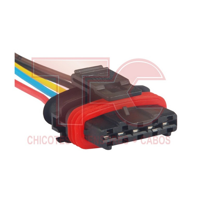 Chicote de Injeção Eletrônica Porta Fêmea 5 Vias 1.6mm TC Chicotes TC1051839