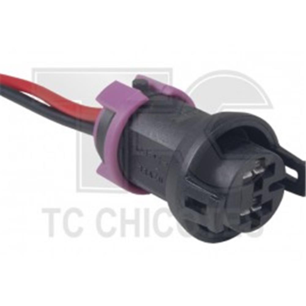 Chicote do Eletroventilador Porta Fêmea 2 Vias TC Chicotes TC1021043