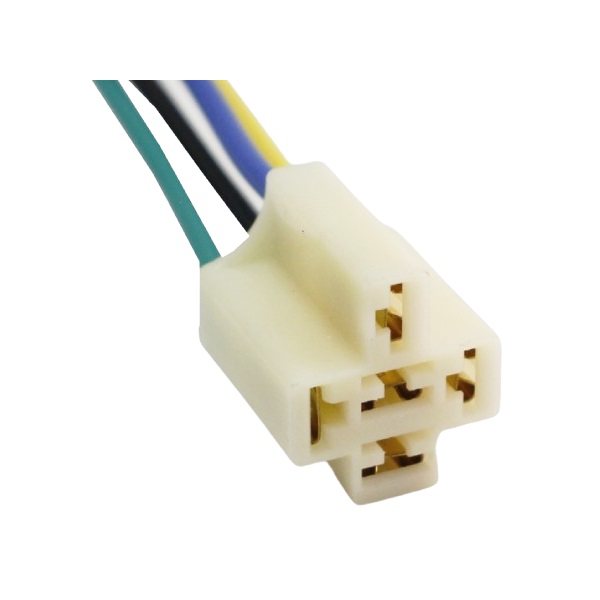 Chicote Reparo do Porta Relê 5 Vias Porta Fêmea Branco Dpaula DP57595