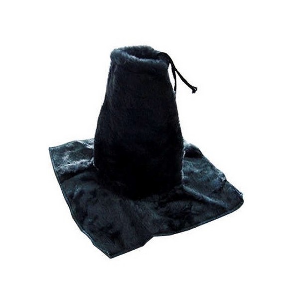 Coifa da Alavanca do Câmbio Chinil Pelúcia Chapeu de Bruxa Grande Cinza DB Acessorios 435722