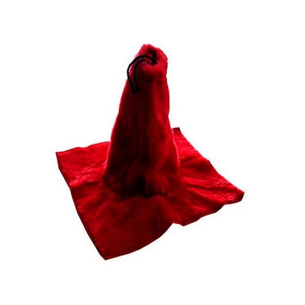Coifa da Alavanca do Câmbio Chinil Pelúcia Chapéu de Bruxa Grande Vermelho DB Acessorios 435723