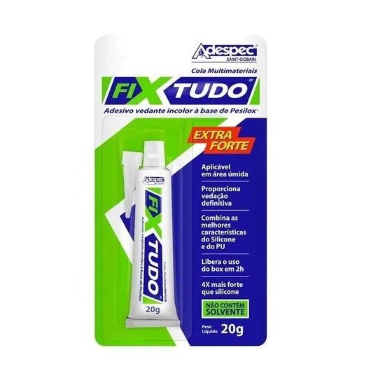 Cola Fixa Tudo Bisnaga Incolor 20g Tekbond/Adespec 0153000155012BT
