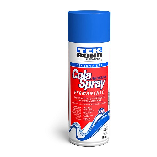 Cola Spray Permanente 305g500ml Tekbond/Adespec 0112000080012CX