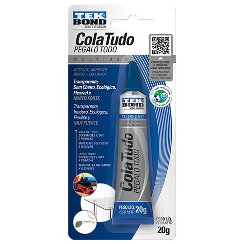 Cola Tudo Multiuso Transparente 20g Tekbond/Adespec 0114000080012BT