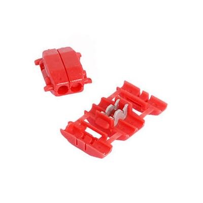 Conector Derivação 0.5 mm X 0.8 mm Vermelho Rainha DAS Sete ETE7512VM