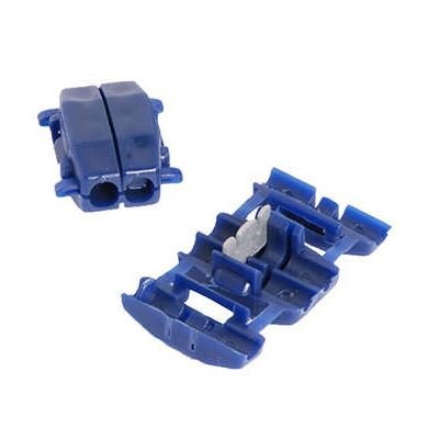Conector Derivação 1,0 mm X 2,5 mm Azul Rainha DAS Sete ETE7512AZ