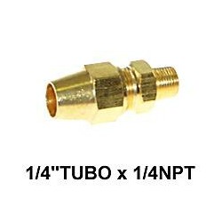 Conector Macho com Porca 1/4X1/4 Npt Rochepecas 144646