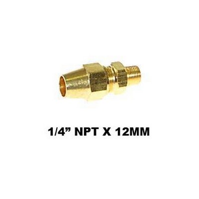 Conector Macho com Porca 14 Npt para Tubo 12mm Rochepecas 007611058034, foto 2