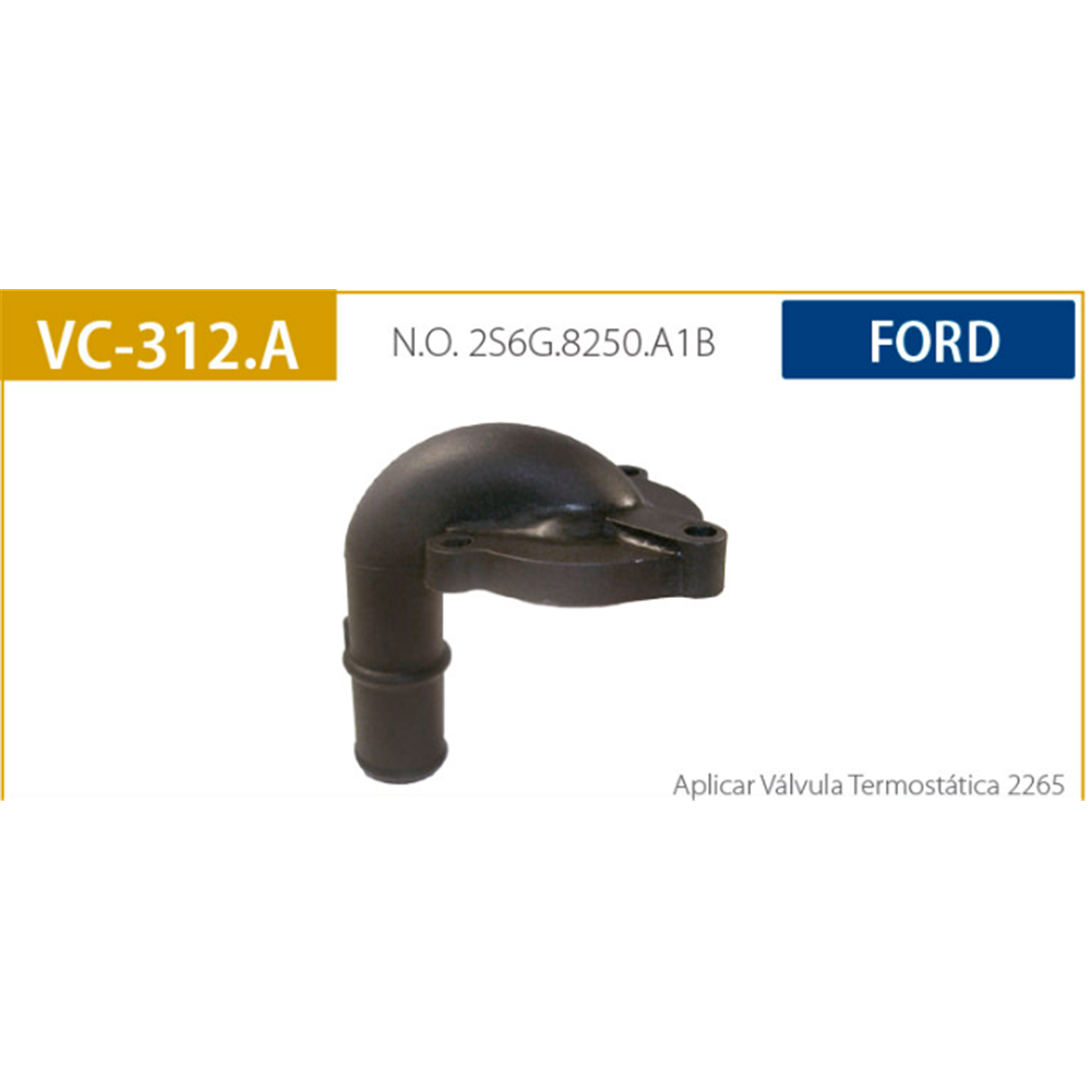 Conexão Cotovelo da Válvula Termostática Valclei VC312A
