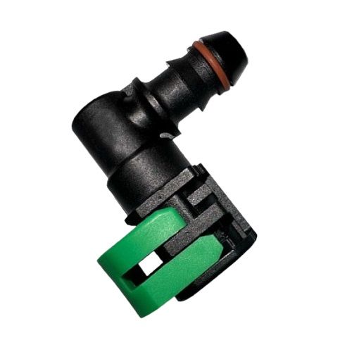 Conexão da Mangueira de Combustível 5/16" X 3/8" Pol. 90° com Anel. GMG GMG4002B