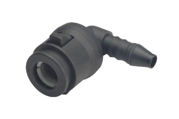 Conexão da Mangueira de Combustível 5/16" X 5/16" Pol. 90° Preto GMG GMG152