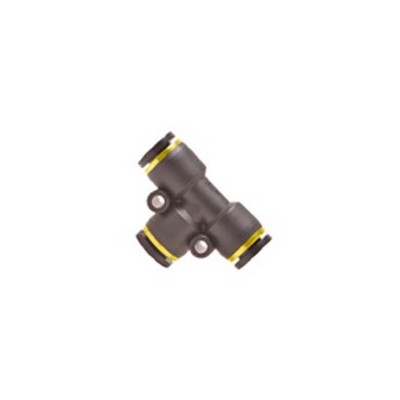 Conexão T do Engate Rápido Plástico 1/4 para Tubo Nylon Rochepecas 0009977370