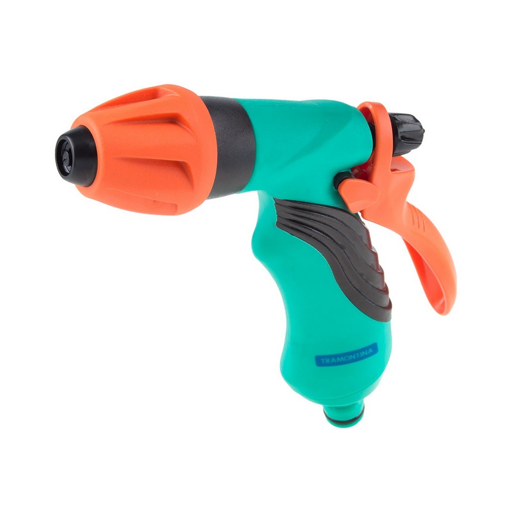 Conjunto para Irrigação de Jardim em Plástico com 3 Engates Rápidos e 1 Hidropistola Tramontina Garibaldi 78581610