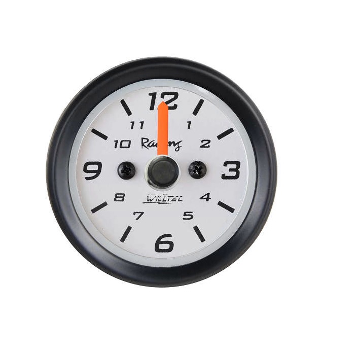 Conta-Giros Universal Horas Esportivo 52mm Preto Willtec 43003P