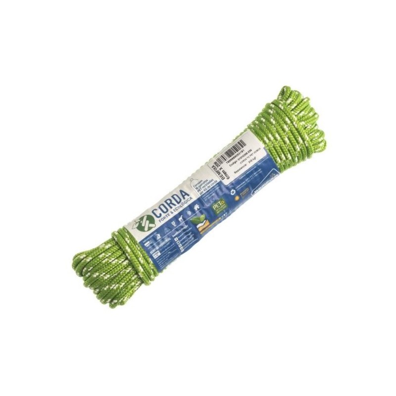 Corda em Poliester 6mmX20m Verde Bemfixa 5319