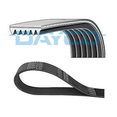 Correia do Alternador sem Ar-condicionado Dayco 6PK2070
