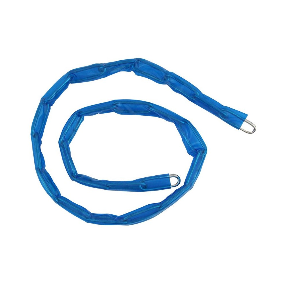 Corrente em Aço com Proteção de Plástico 90cm Azul Etilux 413