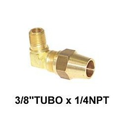 Cotovelo Macho Uso Geral 3/8X1/4 Npt 9,5mm Rochepecas 140549