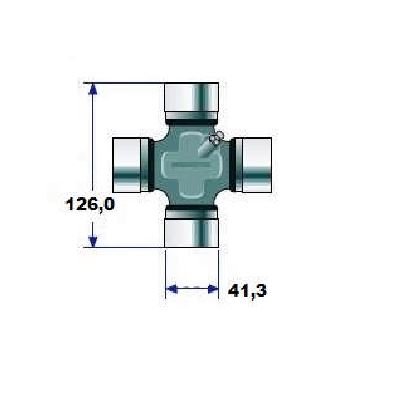 Cruzeta do Cardan Meritor 801031