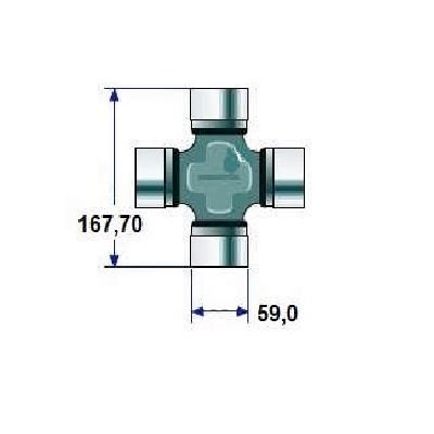 Cruzeta do Cardan Meritor 801050