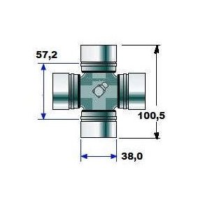 Cruzeta do Cardan Meritor 801000
