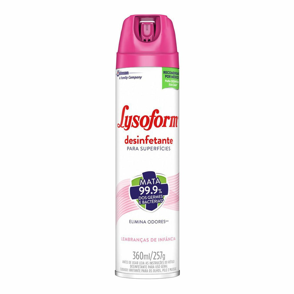 Desinfetante Aerossol Lembrança de Infância 360ml Johnson 309940