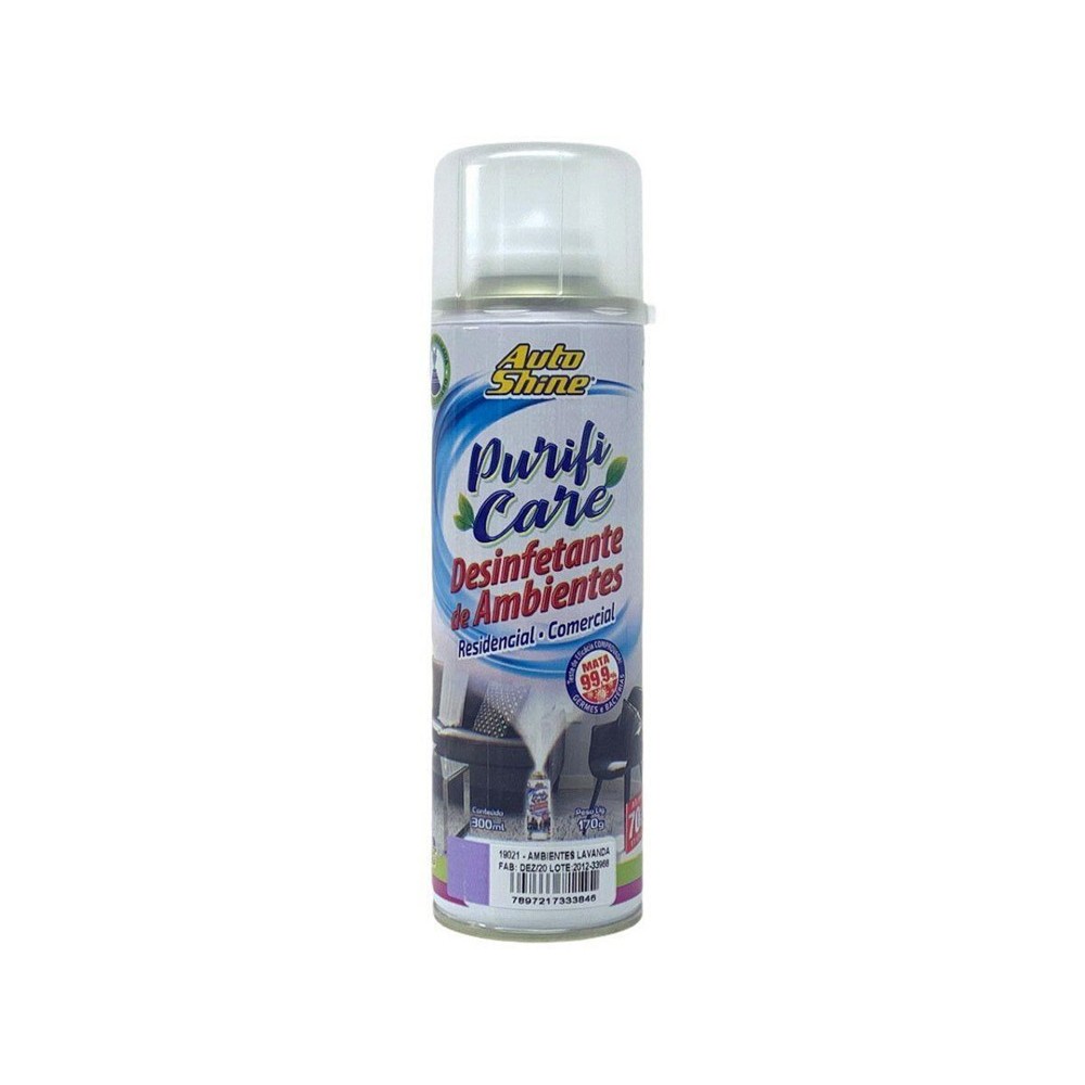 Desinfetante de Ambientes em Aerosol Lavanda 300ml Autoshine 19021