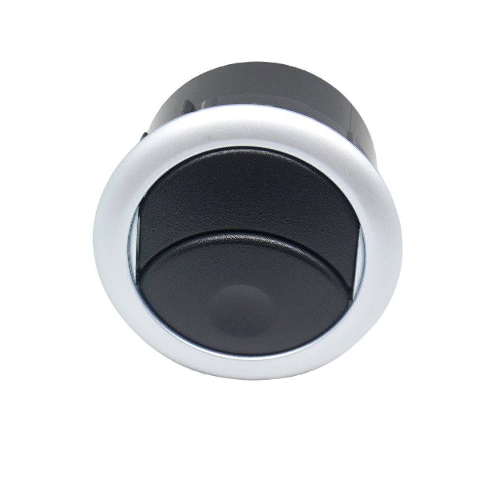 Difusor de Ar Preto Aro Prata NAT 600661