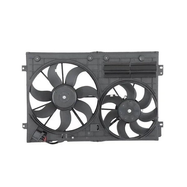 Eletroventilador do Radiador com Ar-condicionado com Defletor Solocar SL579053