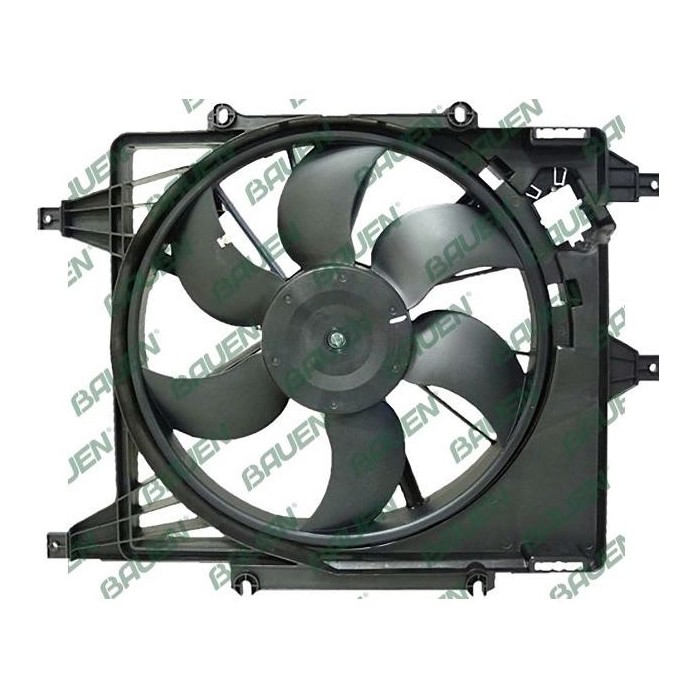Eletroventilador do Radiador com Ar-condicionado com Defletor Bauen BAU100176