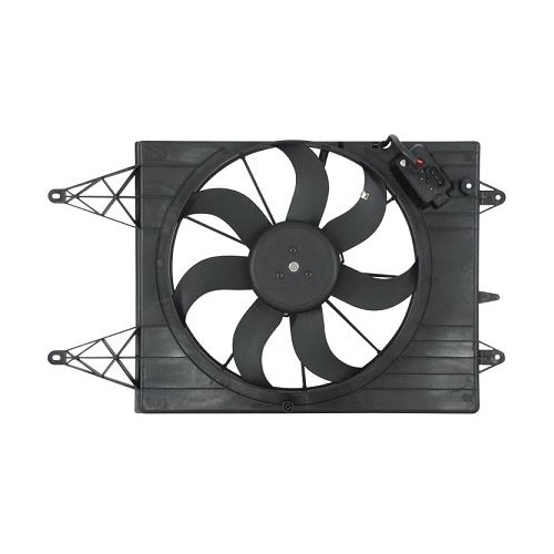 Eletroventilador do Radiador com Ar-condicionado com Defletor Magneti Marelli EMM2047VW