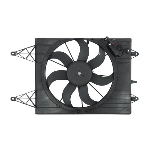 Eletroventilador do Radiador Com Ar-condicionado e Defletor Solocar SL579124