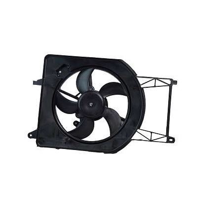Eletroventilador do Radiador sem Ar-condicionado Sistema Valeo com Defletor Valeo-Cibie 698596