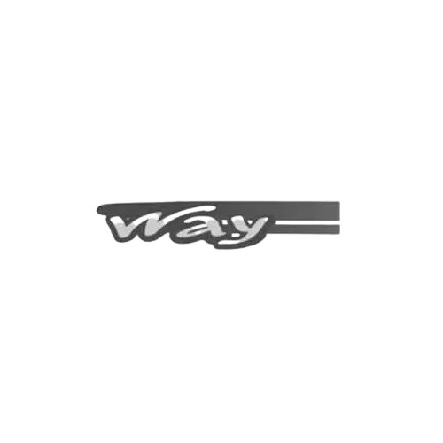 Emblema da Porta (Way) traseira lado direito Fiat 51870079