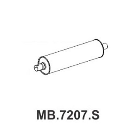 Escapamento Silencioso Mastra MB7207S