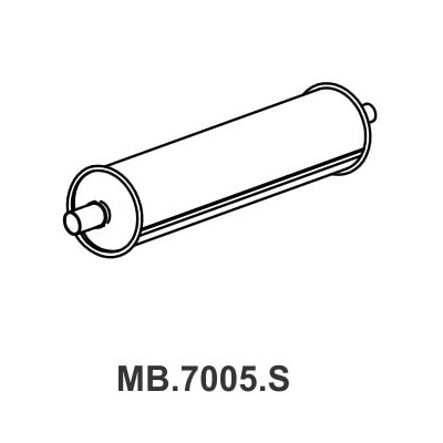 Escapamento Silencioso Mastra MB7005S