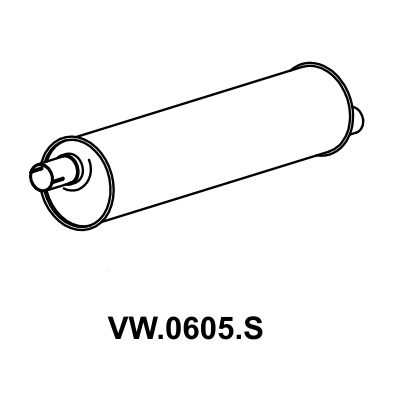 Escapamento Silencioso Mastra VW0605S