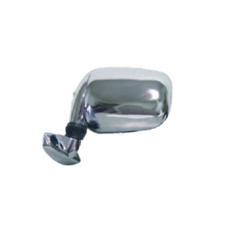 Espelho Retrovisor Externo Universal Azul Cromado Retrovex RX6606