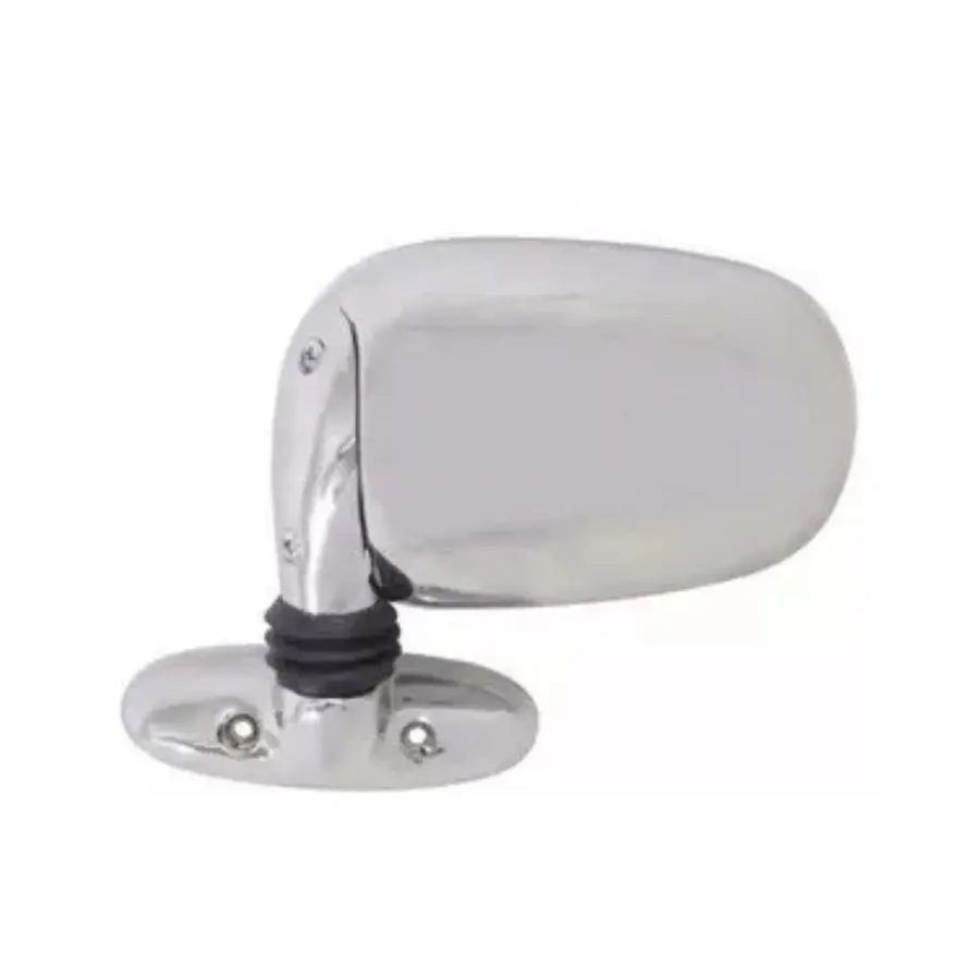 Espelho Retrovisor Externo Universal Cromado Lente Azul Plastidur 17335