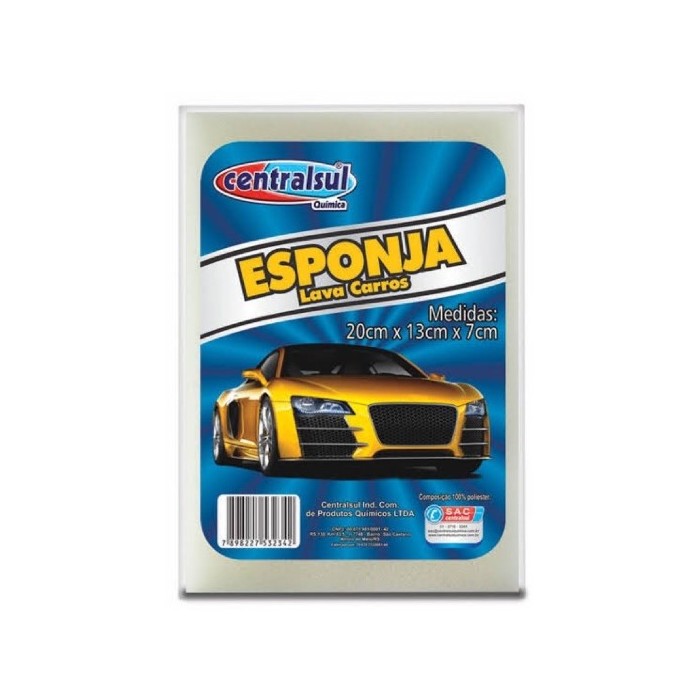 Esponja de Lavagem para Carros Centralsul 558