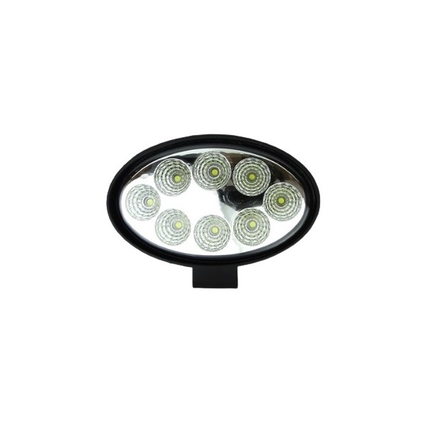 Farol Auxiliar Oval 8 Leds 24W Suits SLW724